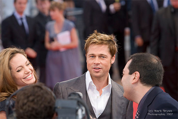 S1X1672Deauville 200705-01 
 Brad Pitt, Angelina Jolie, Michael Douglas, Casey Afflect and others at the Deauville 33rd American Film Festival, Normanday France